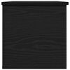 vidaXL Storage Box Black Oak 102 x 35 x 35 cm Engineered Wood