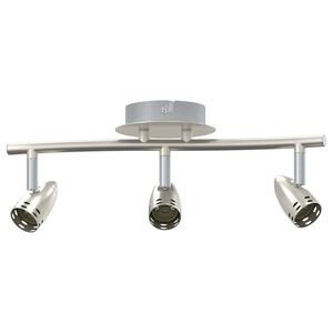 vidaXL Ceiling Spotlight Nickel 36.5 x 10 x 12.5 cm Metal