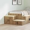 vidaXL Storage Cabinet 2 pcs Artisan Oak 103 x 41 x 40 cm