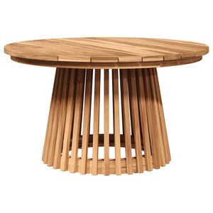 vidaXL Side Table Brown 70 x 70 x 40 cm Solid Teak Wood