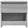 vidaXL Bedside Cabinets 2 pcs Grey Sonoma 40x30x39 cm Engineered Wood
