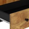 vidaXL Highboard with Drawer 60x33x100 cm Solid Wood Mango&Iron