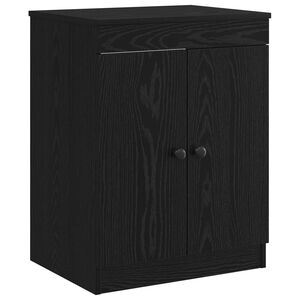 vidaXL Bathroom Cabinet Black 54 x 41 x 70 cm Engineered Wood