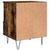 vidaXL Bedside Cabinet Smoked Oak 40x35x50 cm Engineered Wood