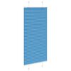 vidaXL Pleated Blind Blue 55x150 cm Fabric Width 54.4 cm Polyester