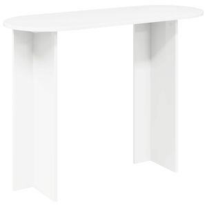 vidaXL Console Table White 100 x 39.5 x 75 cm Engineered Wood