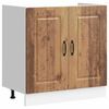 vidaXL Kitchen Cabinet with Storage Kalmar Old Wood 80 x 46 x 81.5 cm