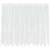 vidaXL Lace Curtain with Curtains Floral White 180 x 300 cm Polyester