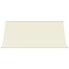 vidaXL Retractable Awning Cream 300x150 cm Fabric and Steel