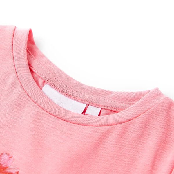 Kids' T-shirt Neon Pink 92