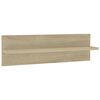 vidaXL Wall Shelf 4 pcs Sonoma Oak 60x11.5x18 cm Engineered Wood