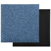 vidaXL Carpet Floor Tiles 20 pcs 5 m² 50x50 cm Blue
