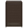 vidaXL Propane Tank Cover Table Brown 40x40x60 cm Poly Rattan