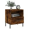 vidaXL Bedside Cabinets 2 pcs Smoked Oak 40x35x47.5 cm Engineered Wood