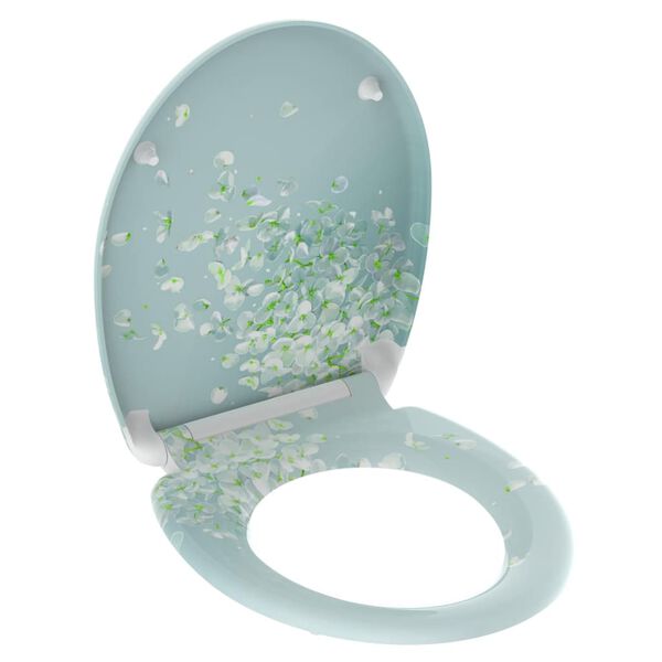 SCH&Uuml;TTE Toilet Seat with Soft-Close Quick Release FLOWER IN THE WIND