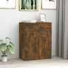 vidaXL Sideboard Smoked Oak 60x30x75 cm Engineered Wood