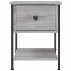 vidaXL Bedside Table Grey Sonoma 34x35.5x45 cm Engineered Wood