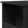 vidaXL Bar Table with Storage Rack Black Oak 102x50x103.5 cm