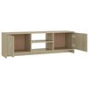 vidaXL TV Cabinet Sonoma Oak 120x30x37.5 cm Engineered Wood