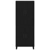 vidaXL Highboard 2 pcs Black oak 69.5 x 34 x 180 cm