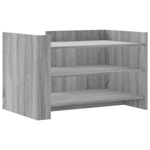 vidaXL Coffee Table Grey Sonoma 80x50x50 cm Engineered Wood