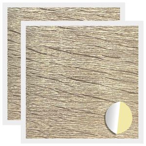 vidaXL Self-adhesive Screw Cover 2 pcs Sonoma Oak &Oslash; 20 x 0.5 mm