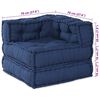 vidaXL Modular Corner Sofa Indigo 70 x 70 x 56 cm Fabric