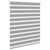 vidaXL Zebra blind 140.9x175 cm Fabric Width 136.7 cm grey