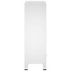vidaXL Industrial Wardrobe White 67x35x107 cm Steel