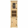 vidaXL Bathroom Cabinet Corona 50x40x185 cm Solid Wood Pine