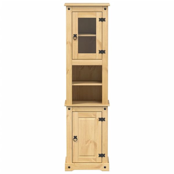 vidaXL Bathroom Cabinet Corona 50x40x185 cm Solid Wood Pine