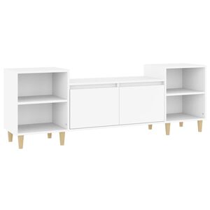 vidaXL TV Cabinet White 160x35x55 cm Engineered Wood