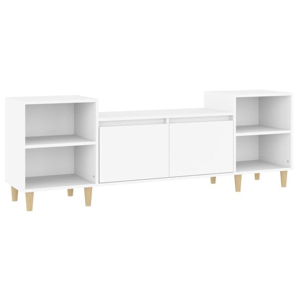 vidaXL TV Cabinet White 160x35x55 cm Engineered Wood