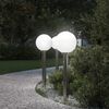 vidaXL Bollard Lights with Sensor 3 pcs 80 cm Stainless Steel IP44