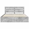 vidaXL Bed Frame with Headboard Concerte 200 x 200 cm Solid Pine Wood