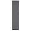 vidaXL Shoe Cabinet with Cover Grey 58x28x106 cm Fabric