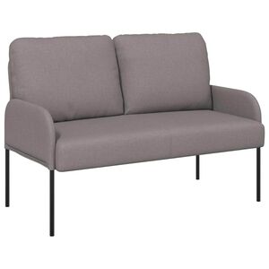 vidaXL Sofas with Cushion Taupe 115 x 56 x 80 cm Plywood