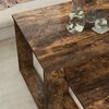 vidaXL Coffee Table Set 2 pcs Smoked Oak Engineered Wood