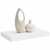 vidaXL Floating Wall Shelf White 40x23x3.8 cm MDF