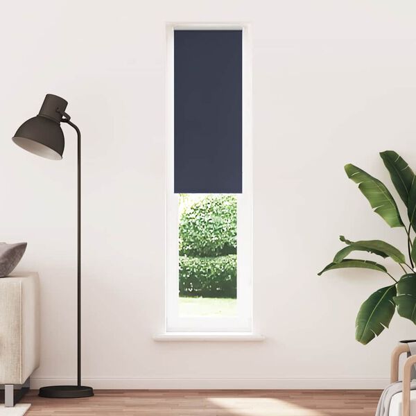 vidaXL Roller Blind Blackout Marine 60x210 cm Fabric Width 55.7 cm Polyester