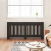 vidaXL Radiator Cover Black 172x19x81.5 cm MDF