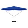 vidaXL Cantilever Roma Parasol Blue and Black 352 x 251 x 265 cm