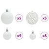 vidaXL Artificial Christmas Tree with Stand White 120 cm PVC and Steel