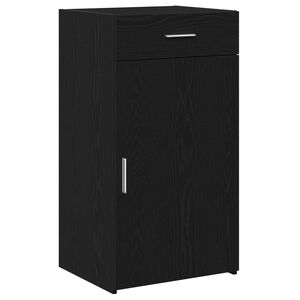 vidaXL Sideboard with Drawer Black Oak 50 x 42.5 x 93 cm