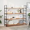 vidaXL Floating Shelves 2 pcs 120x40x2 cm Oil Finished Solid Wood Acacia