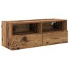 vidaXL TV Wall Cabinet Old Wood 80 x 30 x 30 cm Engineered Wood