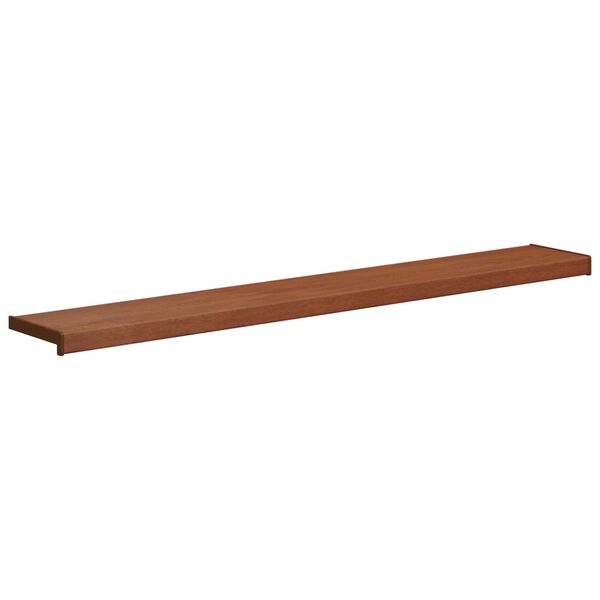 vidaXL Window Sill Brown Wood 140 x 25 x 4.5 cm PVC