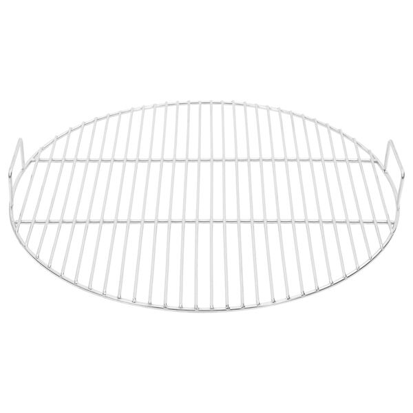 vidaXL BBQ Grill Grate with Handles Round &Oslash;54 cm 304 Stainless Steel