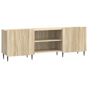 vidaXL TV Cabinet Sonoma Oak 150 x 31 x 52 cm Engineered Wood
