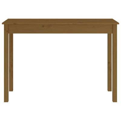 vidaXL Console Table Honey Brown 110x40x75 cm Solid Wood Pine